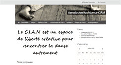 Desktop Screenshot of kashdance-ciam.fr